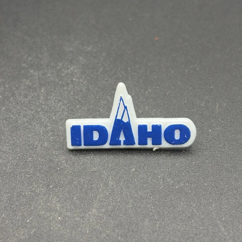 State Of Idaho USA Plastic Lapel Hat Pin